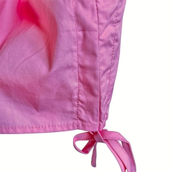 Bucket List 1X pink ruffle blouse button down‎ NWOT - Picture 4 of 8